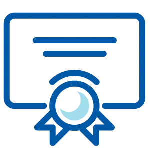 icon of a certificate