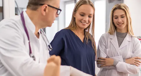 Healthcare leader with Ed.D. degree using skills in career