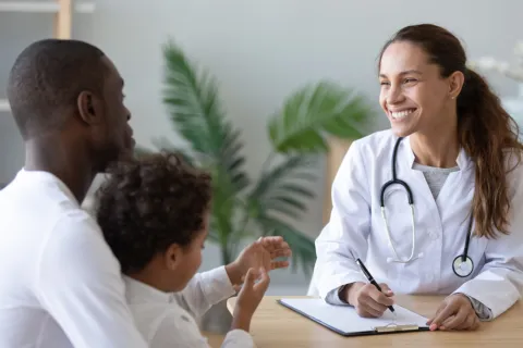 fnp with her patients