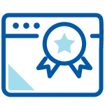 icon representing accreditation