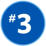 number 3 icon